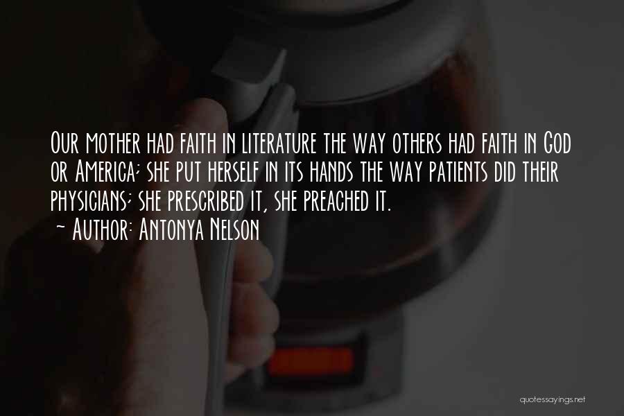 Having Faith In Others Quotes By Antonya Nelson