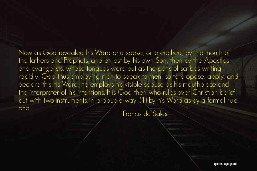 Having Faith Picture Quotes By Francis De Sales