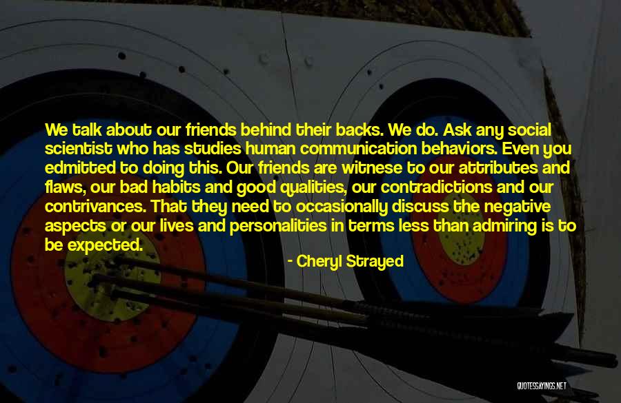 Having Friends Backs Quotes By Cheryl Strayed