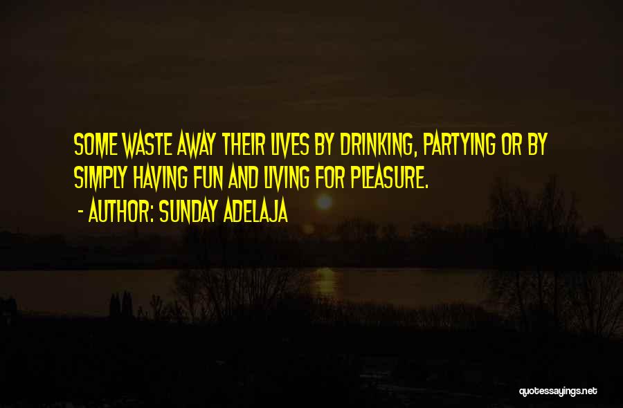 Having Fun And Partying Quotes By Sunday Adelaja
