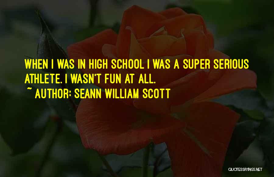 Having Fun In High School Quotes By Seann William Scott