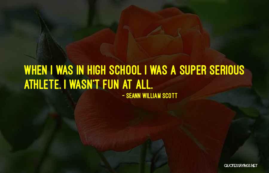 Having Fun In High School Quotes By Seann William Scott