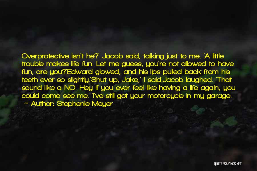 Having Fun Life Quotes By Stephenie Meyer