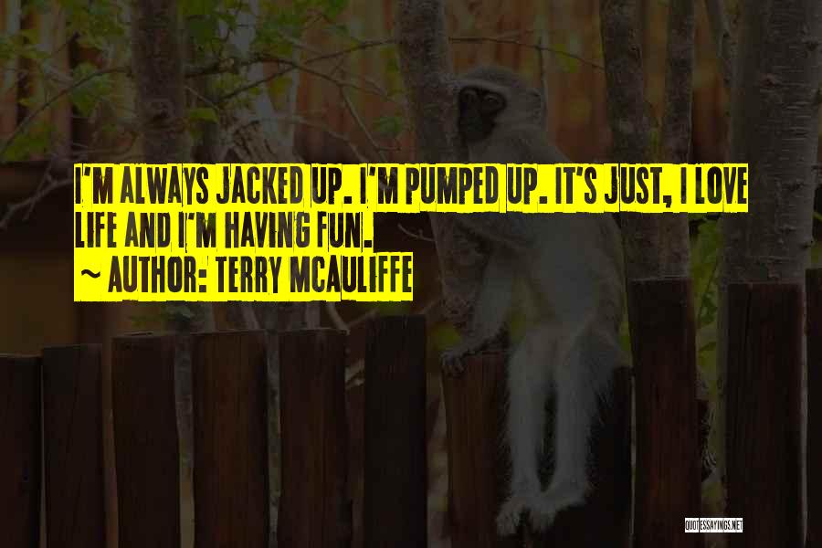 Having Fun Life Quotes By Terry McAuliffe