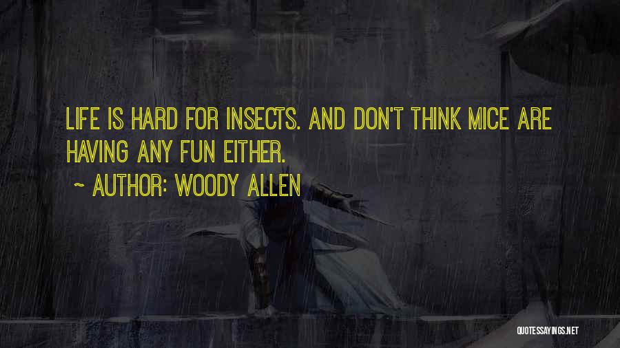 Having Fun Life Quotes By Woody Allen