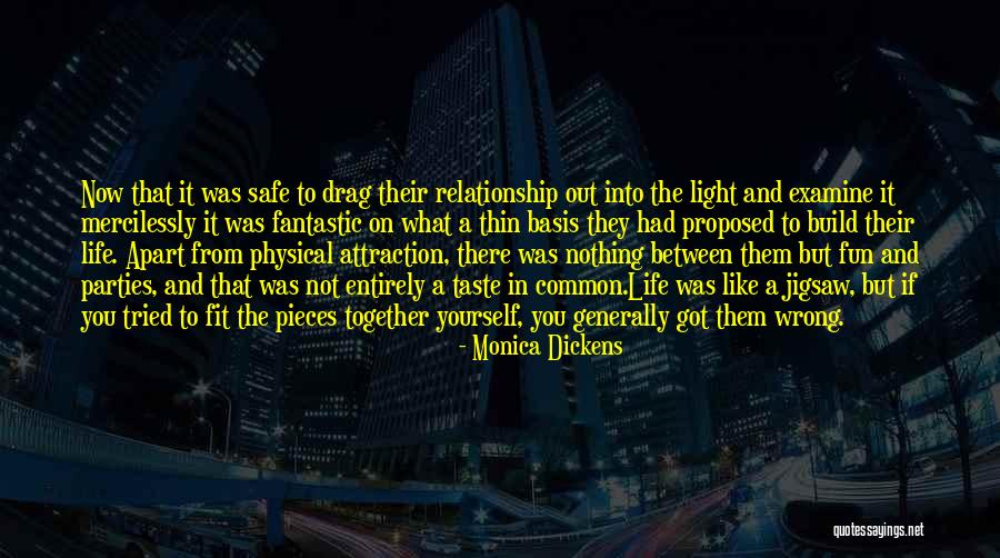 Having Fun Relationship Quotes By Monica Dickens