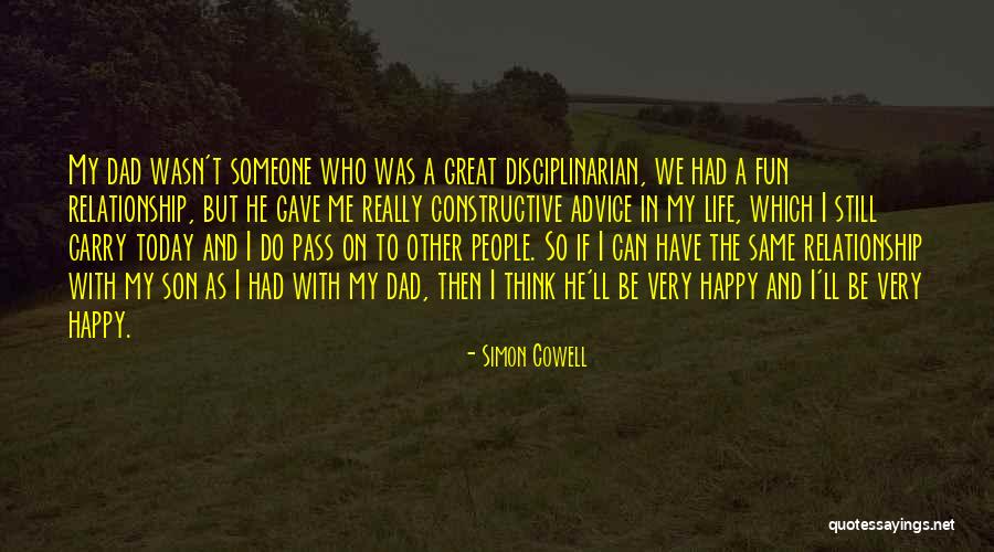 Having Fun Relationship Quotes By Simon Cowell