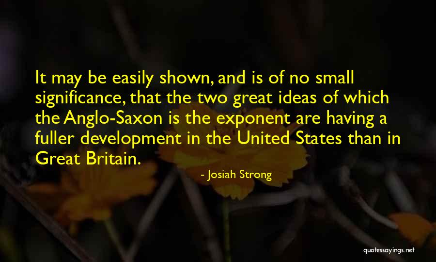 Having Great Ideas Quotes By Josiah Strong Having Great Ideas Quotes By Josiah Strong