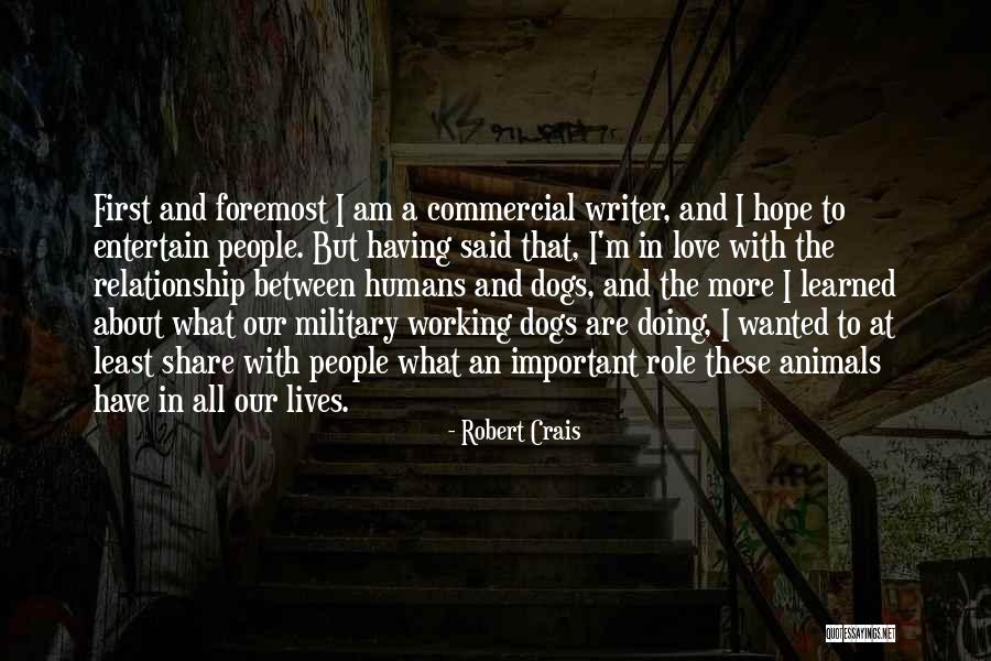 Having Hope Relationship Quotes By Robert Crais