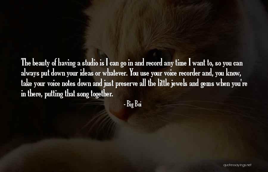 Having Ideas Quotes By Big Boi Having Ideas Quotes By Big Boi