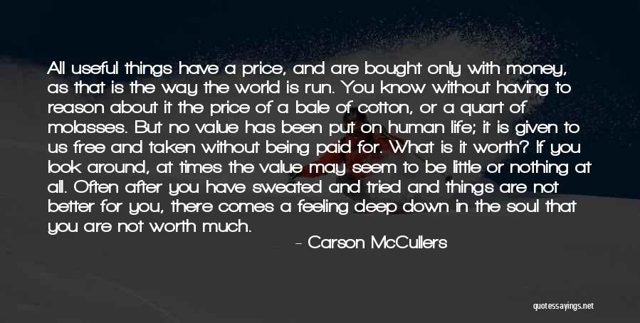 Having Little Money Quotes By Carson McCullers