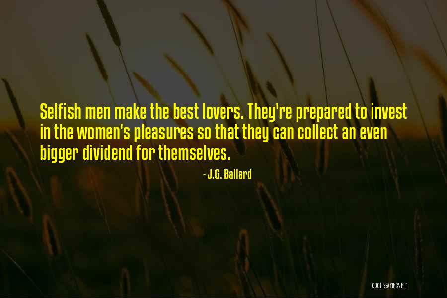 Having Many Lovers Quotes By J.G. Ballard