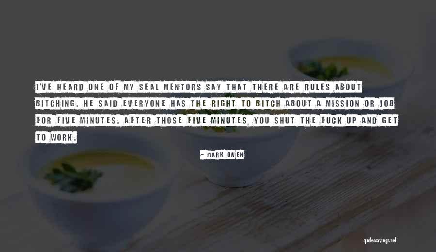 Having Mentors Quotes By Mark Owen Having Mentors Quotes By Mark Owen