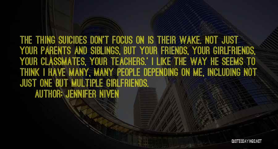 Having Multiple Best Friends Quotes By Jennifer Niven