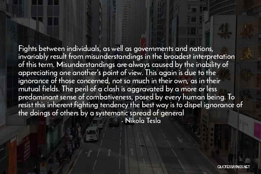 Having Mutual Understanding Quotes By Nikola Tesla Having Mutual Understanding Quotes By Nikola Tesla