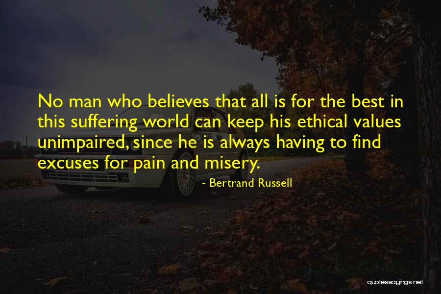 Having No Excuses Quotes By Bertrand Russell