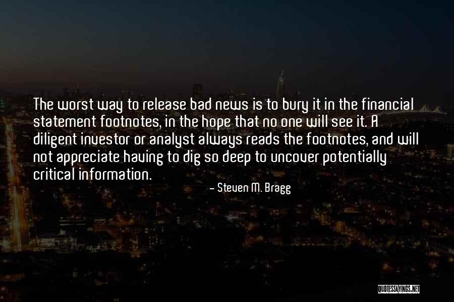 Having No Hope Quotes By Steven M. Bragg Having No Hope Quotes By Steven M. Bragg