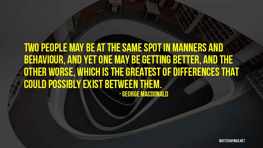 Having No Manners Quotes By George MacDonald