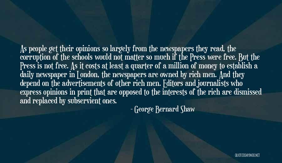 Having No One To Depend On Quotes By George Bernard Shaw