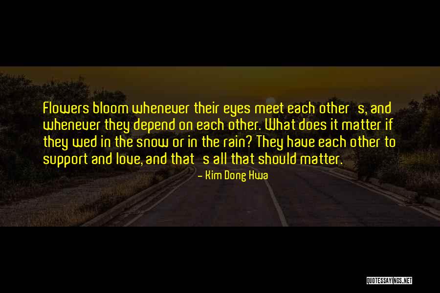 Having No One To Depend On Quotes By Kim Dong Hwa