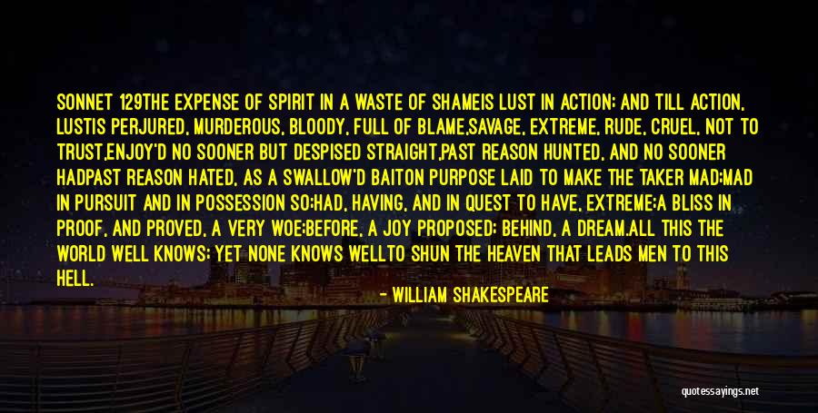 Having No Shame Quotes By William Shakespeare