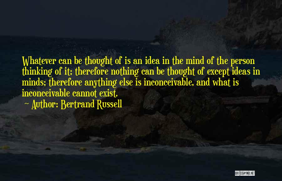 Having One Person On Your Mind Quotes By Bertrand Russell