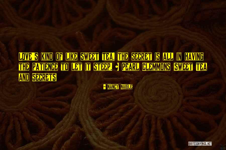 Having Patience In Love Quotes By Nancy Naigle Having Patience In Love Quotes By Nancy Naigle