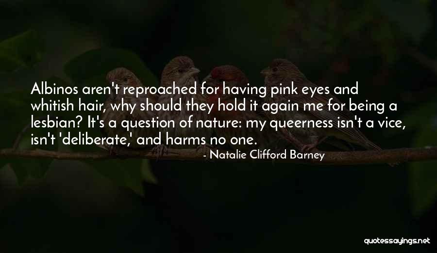 Having Pink Hair Quotes By Natalie Clifford Barney