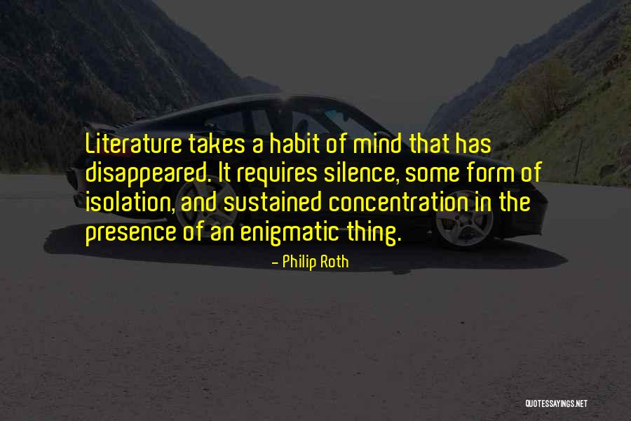 Having Presence Of Mind Quotes By Philip Roth