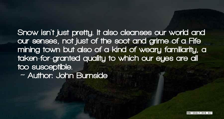 Having Pretty Eyes Quotes By John Burnside