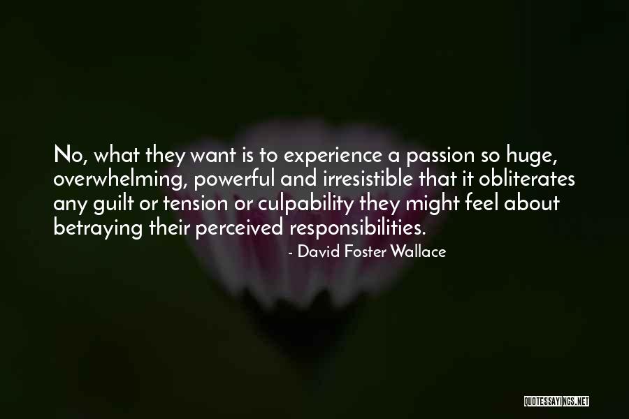 Having Responsibilities Quotes By David Foster Wallace