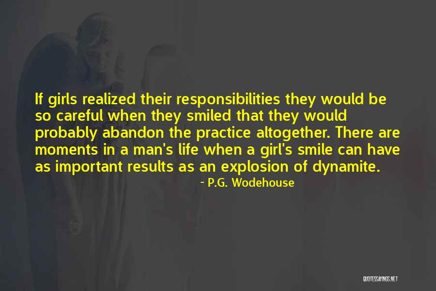 Having Responsibilities Quotes By P.G. Wodehouse