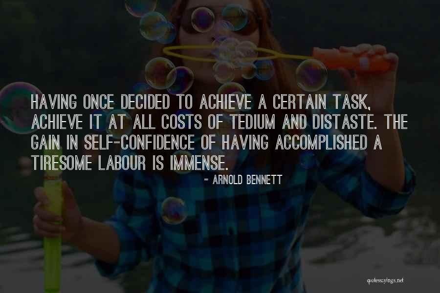 Having Self Confidence Quotes By Arnold Bennett Having Self Confidence Quotes By Arnold Bennett