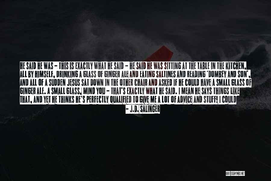 Having Stuff On Your Mind Quotes By J.D. Salinger Having Stuff On Your Mind Quotes By J.D. Salinger