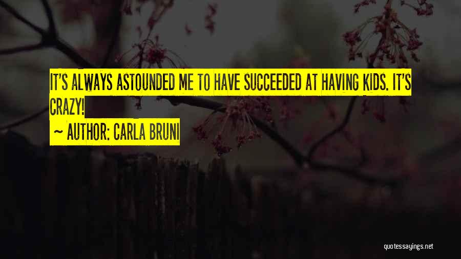 Having Succeeded Quotes By Carla Bruni