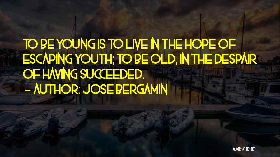 Having Succeeded Quotes By Jose Bergamin