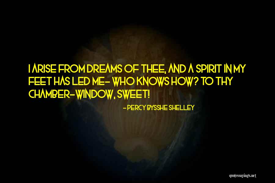 Having Sweet Dreams Quotes By Percy Bysshe Shelley