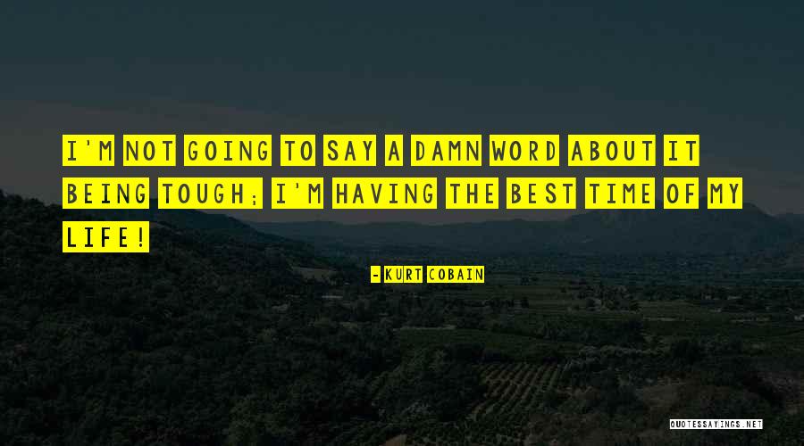 Having The Best Life Quotes By Kurt Cobain