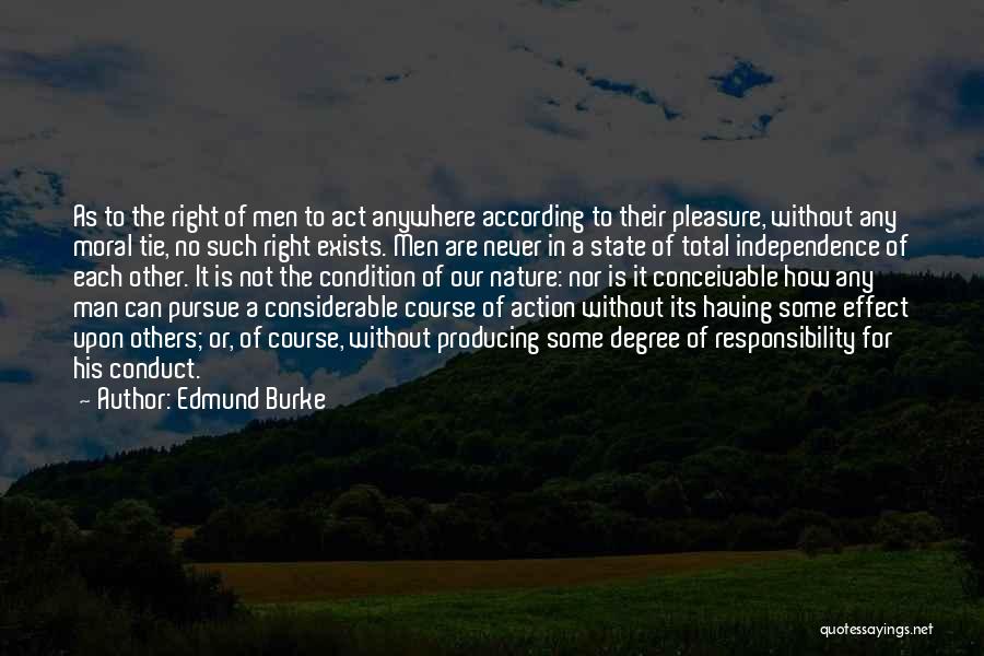 Having The Right Man Quotes By Edmund Burke