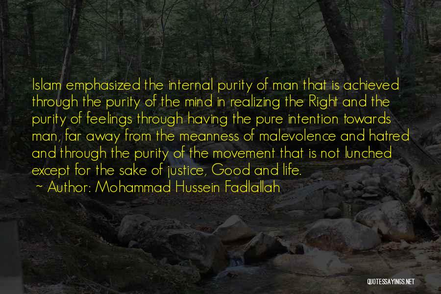 Having The Right Man Quotes By Mohammad Hussein Fadlallah