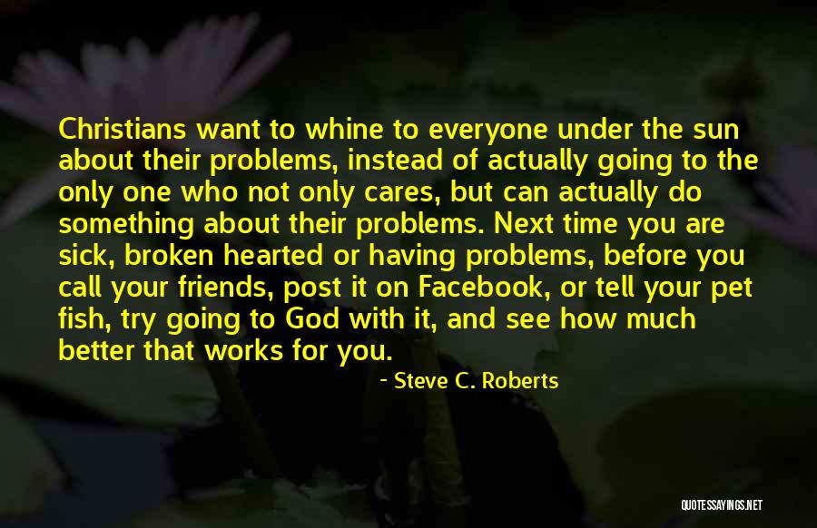 Having The Time Of Your Life Quotes By Steve C. Roberts