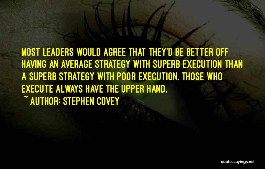 Having The Upper Hand Quotes By Stephen Covey