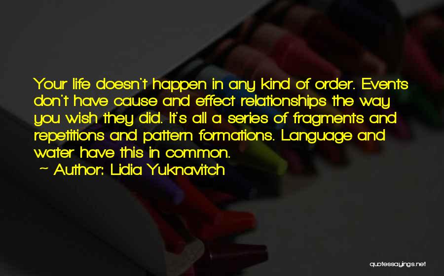 Having Things In Common In Relationships Quotes By Lidia Yuknavitch