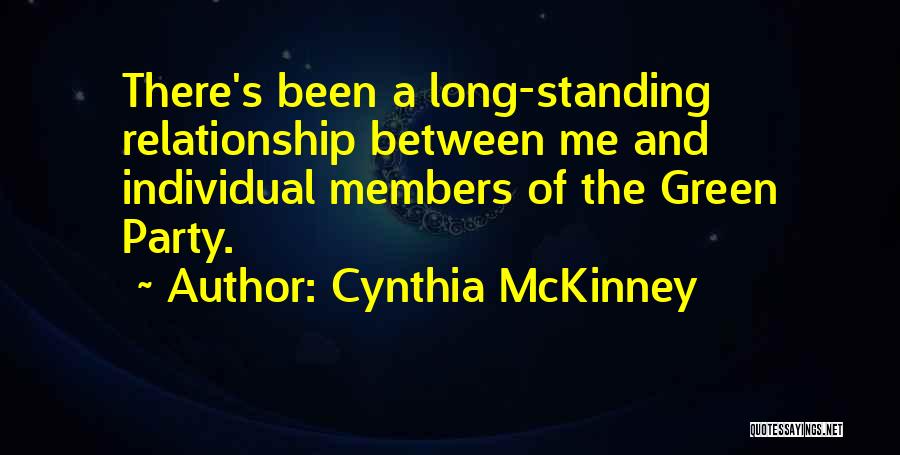 Having Third Party In A Relationship Quotes By Cynthia McKinney