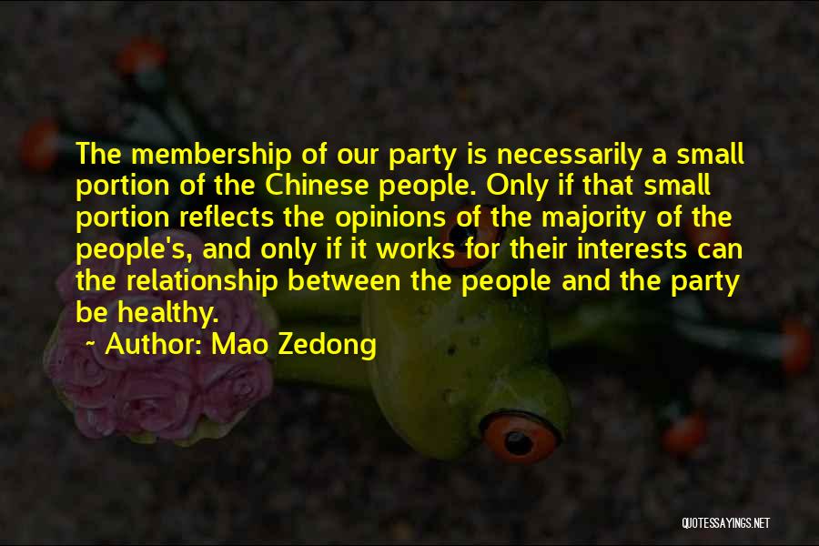 Having Third Party In A Relationship Quotes By Mao Zedong