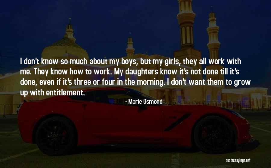 Having Three Daughters Quotes By Marie Osmond Having Three Daughters Quotes By Marie Osmond