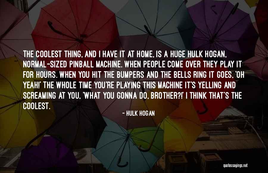Having Time Machine Quotes By Hulk Hogan Having Time Machine Quotes By Hulk Hogan