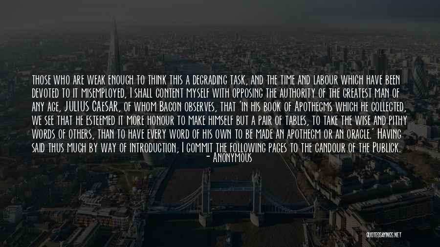 Having Time To Think Quotes By Anonymous Having Time To Think Quotes By Anonymous