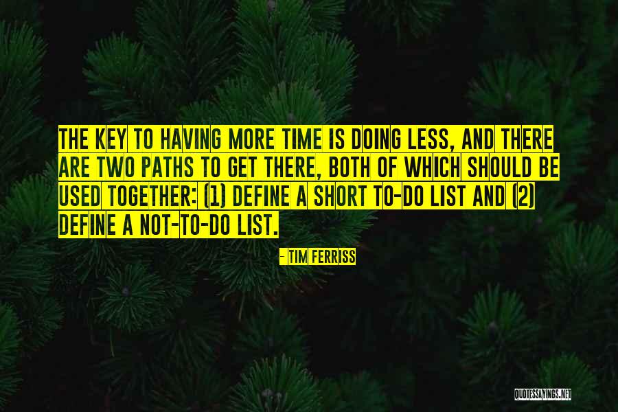 Having Time Together Quotes By Tim Ferriss