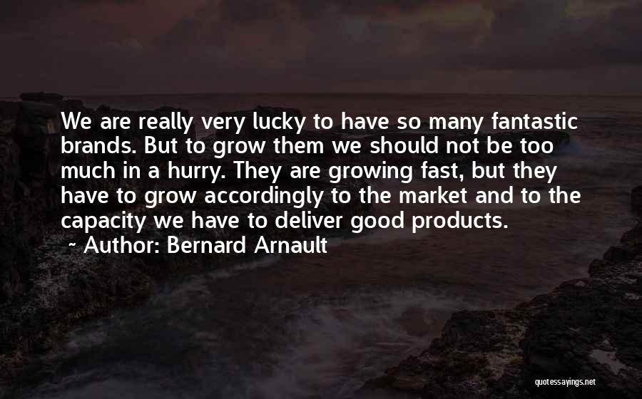 Having To Grow Up Fast Quotes By Bernard Arnault